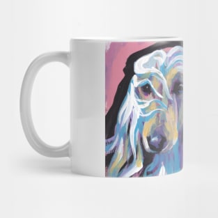 Afghan Hound Dog Bright colorful pop dog art Mug